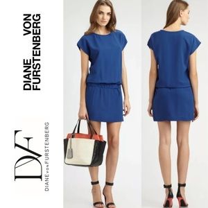 DIANE VON FURSTENBERG Tara dress in blue